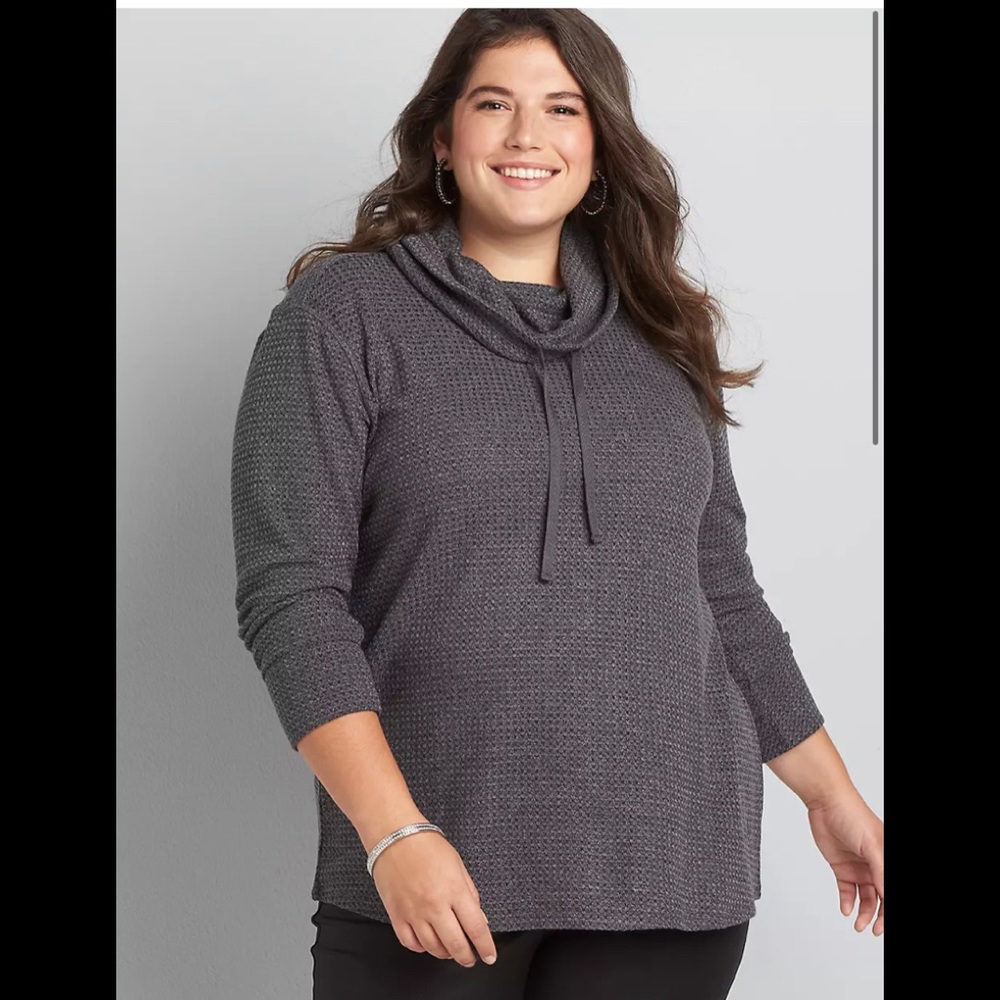 Lane Bryant cowl neck sweater